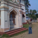 Liji photographing church